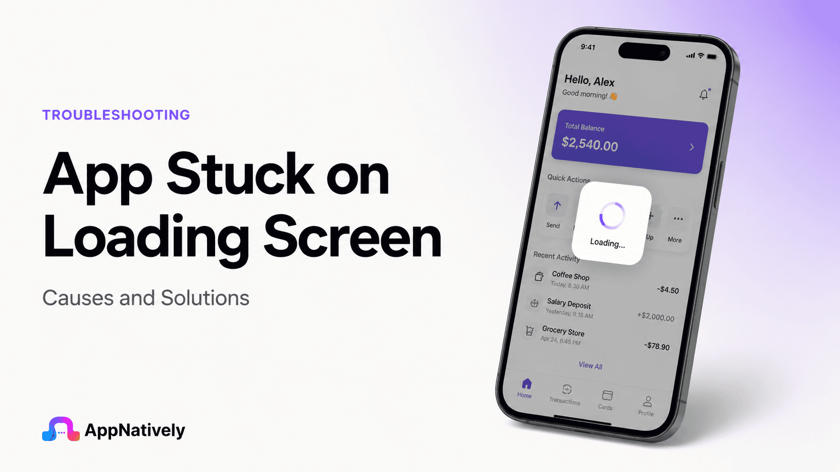 App Stuck on Loading Screen