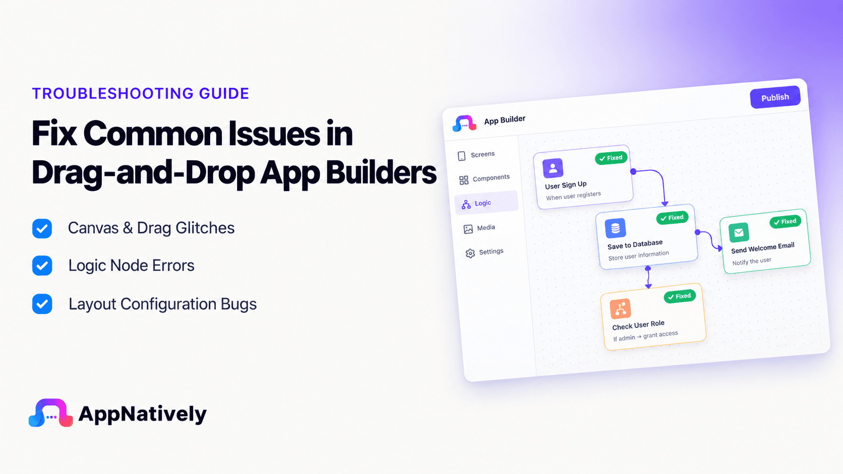 How to Fix Common Issues in Drag-and-Drop App Builders